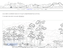 Tablet Screenshot of canvasrider.com